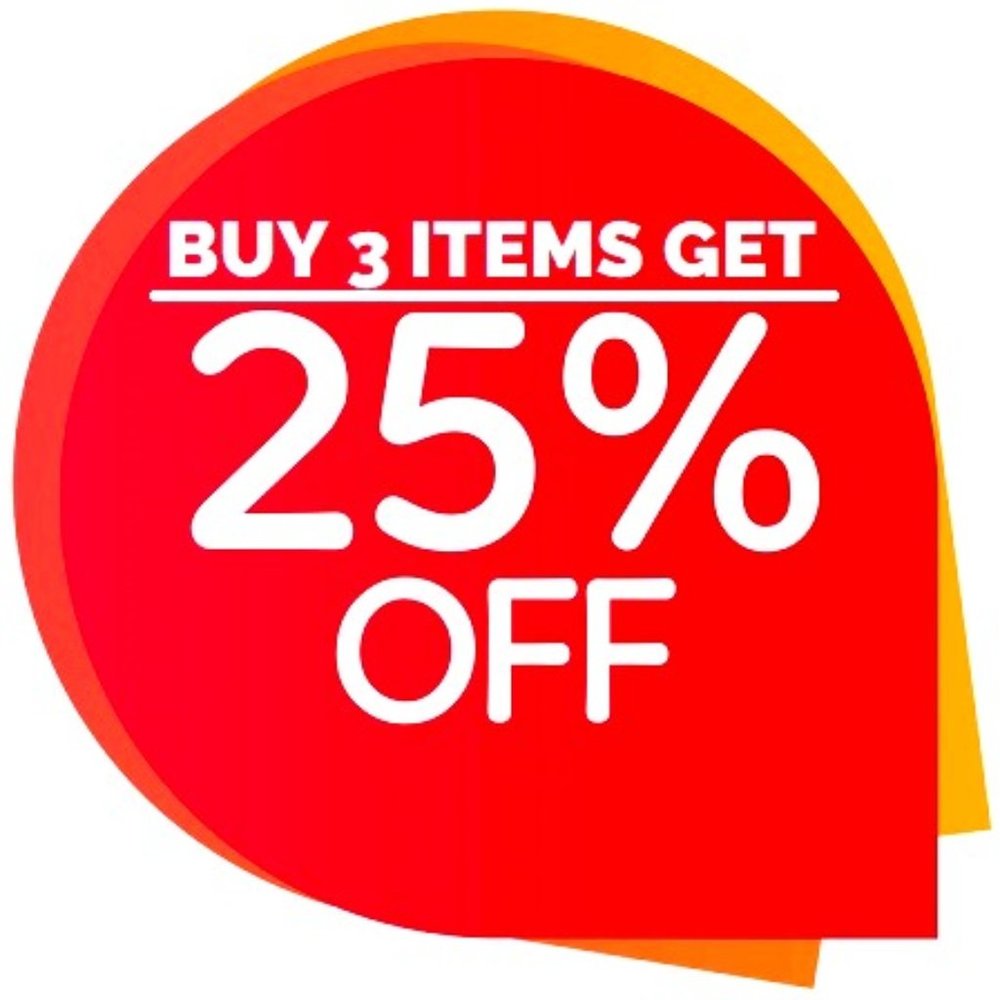 NEW SPECIAL - BUNDLE 3 ITEMS FOR 25%